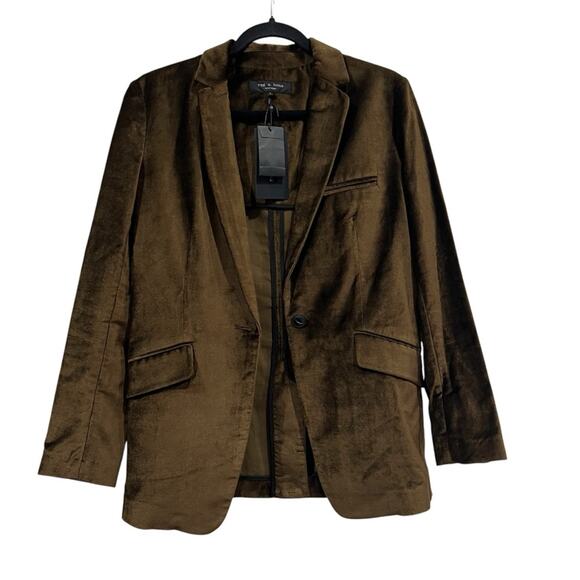 NWT NEW Rag & Bone Margot Velvet Blazer - Picture 4 of 10